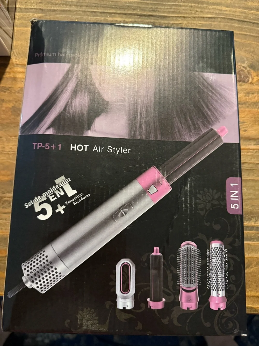 HOT Air Styler 5-in-1 in Pink and Silver